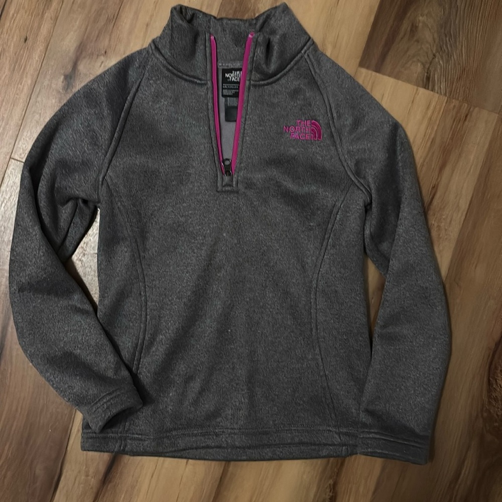 North Face 1/4 zip Girls
